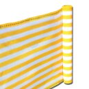 Balkon Sichtschutz 0,90 x 5m Gelb Weiß